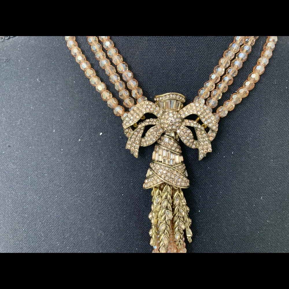 & A Heidi Daus Crystal Drop Necklace - Picture 2 of 3